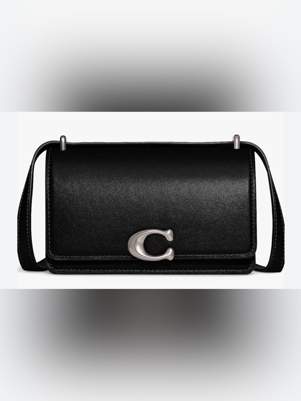 COACH Bandit Crossbody/Black-Silver